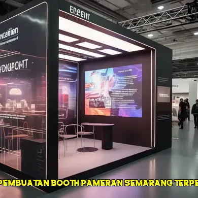 biaya pembuatan booth pameran semarang terpercaya